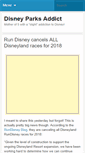 Mobile Screenshot of disneyparksaddict.com