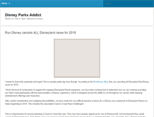 Tablet Screenshot of disneyparksaddict.com